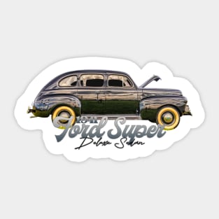 1941 Ford Super Deluxe Sedan Sticker